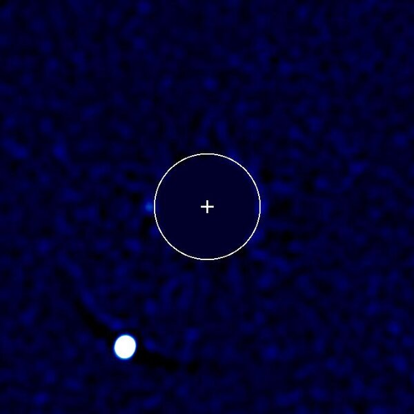 Exoplanète orbitant autour de l'étoile HIP65426