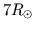 $7R_{\odot}$