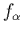 $f_{\alpha}$