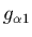 $g_{\alpha 1}$