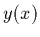 $y(x)$