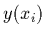 $y(x_i)$